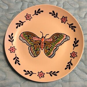 Spectrum Designz Peach Ceramic Plate - Soft Peach/Pink